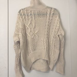 Cream ATHLETA sweater